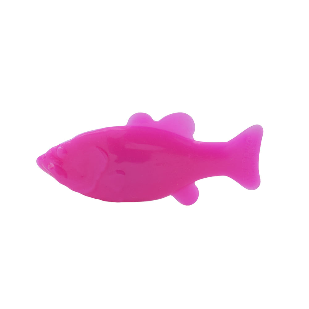 Ruff Dawg Flying Fish neon yellow floats for water fetch and visibility.