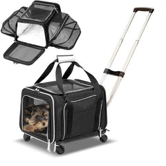 RUFF LIFE 101 airline under-seat design keeps pets comfy during flights and fits major carriers.
