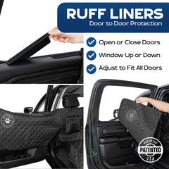Ruff Liners Large dog seat cover front view shows full coverage and durability