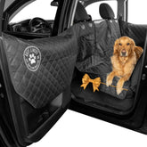 Ruff Liners Medium Dog Seat Cover back seat setup protects upholstery from fur and mud
