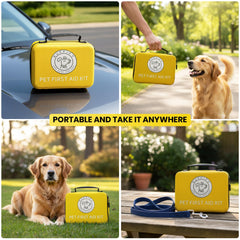 Ruffify dog first aid kit blanket offers comfort after scrapes or during cooling down