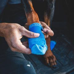 Ruffwear Bark'n Boot Socks bulk-free knit emphasizes comfortable paw fit on active days.