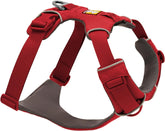 Ruffwear Front Range Harness back V-ring for secure daily walks and control.