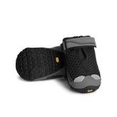 Ruffwear Grip Trex dog shoes with Vibram outsole closeup offer trusted traction on varied terrain.