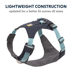 Ruffwear Hi & Light four-point adjustment closeup securing escape-proof fit
