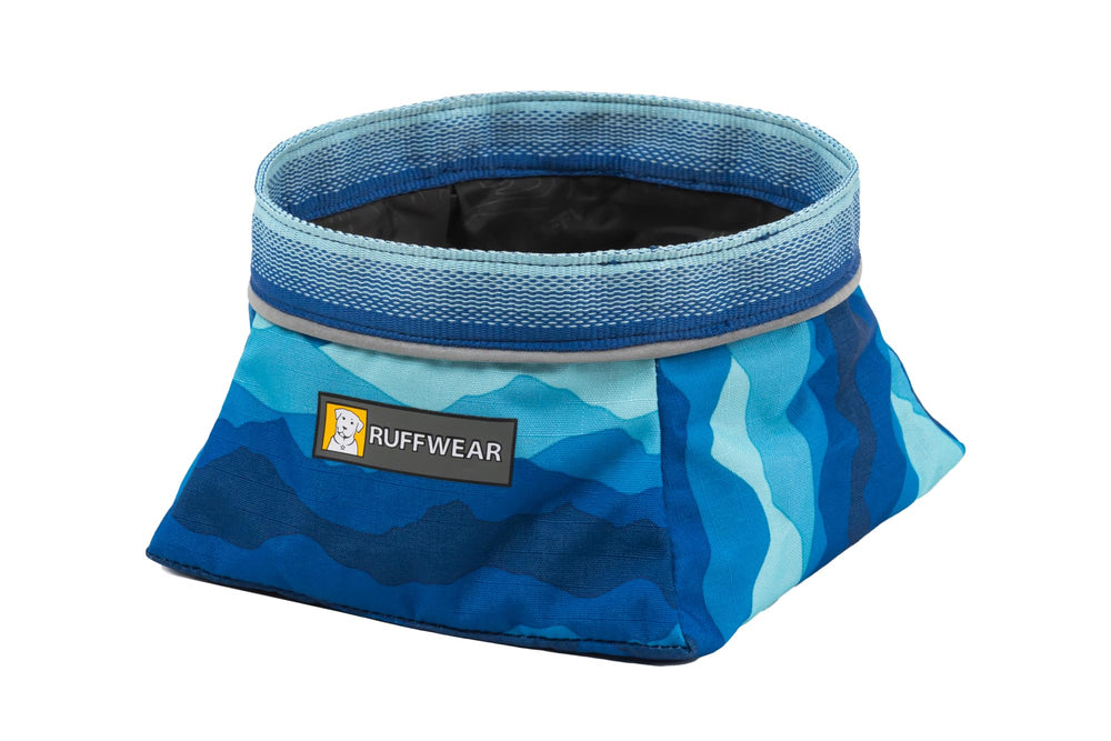 Ruffwear Quencher bowl with waterproof liner ideal for on-the-go hydration