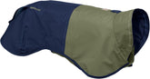 Ruffwear Sun Shower front view shows waterproof protection for rainy hikes.