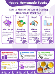 RUGVOMWM dog cookie cutters set in assorted shapes