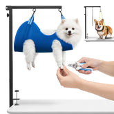 Ruiony dog grooming arm clamp on table for stability during home grooming