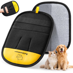 Ruistarhuan pet hair removal glove worn on hand for quick cleanup