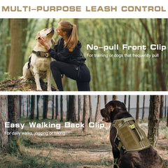 RunFido service dog vest offers easy on/off for quick readiness