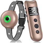 RUNLANE dog shock collar remote shows 2600ft range for outdoor recall training