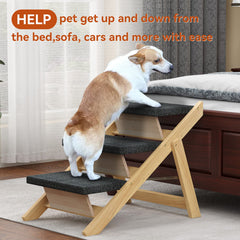 RunLexi foldable dog ramp portable design for travel and height boosts