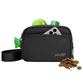 Runlight dog training treat pouch front view showing easy-access treats for quick training