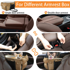 RUONARIER dog car seat plastic-support-board offers firm travel structure.