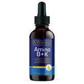 Rx Vitamins Amino B+K bottle front for daily immune and kidney support.
