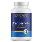RX Vitamins Cranberry Capsules bottle promoting urinary tract health for dogs and cats