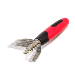 RYAN'S PET SUPPLIES Paw Brothers 6-blade closeup shows stainless steel blades for efficient dematting on longer coats.