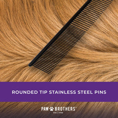 Ryan's Pet Supplies Paw Brothers detangling session on medium-long coats