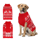Rypet dog Christmas sweater with tree pattern offers festive warmth.