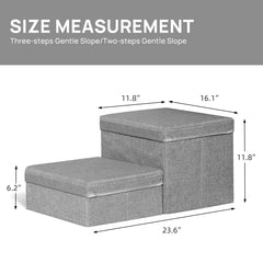 RYpetmia Foldable Dog Stairs flat slope supports small and elderly pets