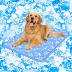 Rywell dog cooling mat arc-chill surface cools pets on hot days indoors or outdoors