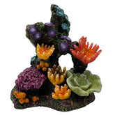 S-Lifeeling charming resin coral reef ornament closeup shows lifelike texture for natural aquarium decor.