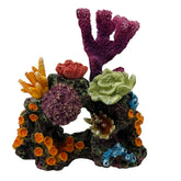 S-Lifeeling charming resin coral reef ornament with lifelike texture enhances aquarium realism and color.