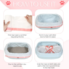 Sabary pre-cut liner connections showing easy tearing and setup