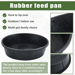 Sadnyy heavy thick construction feeder pan offers stability and reduced tipping