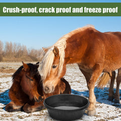 Sadnyy rubber feed pan 8qt right view highlights easy cleaning and durability.