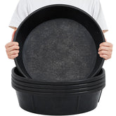 Sadnyy rubber feeder pans collection for multi-animal feeding versatility