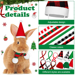 Sadnyy tiny-christmas-scarf keeps small pets stylish during celebrations.
