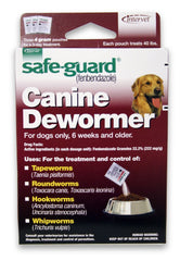 SAFE-GUARD Guard Canine dewormer bottle front view supports large-dog parasite control