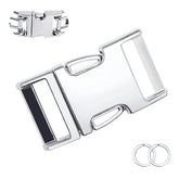Safiman dog collar quick-release buckle close-up for easy on-off during walks.