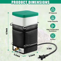 Saillong easy-fill flip-top enabling quick refills without removing the bottle.