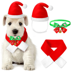 Saintrygo Christmas dog hat close-up showcases soft velvet comfort for winter wear.
