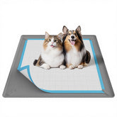SAKAKI pee pad holder with four-corners magnetic lock secures pads during play