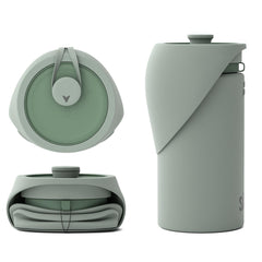 SAKER portable dog water bottle front view for on-the-go hydration