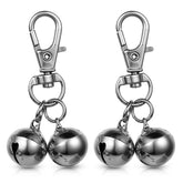 Salbsever dog collar bell close-up highlights durable iron construction for reliable wear