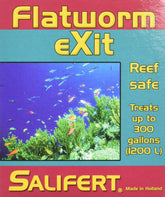 Salifert Flatworm Exit, aplicación en tanque para eliminar planarias de forma segura.