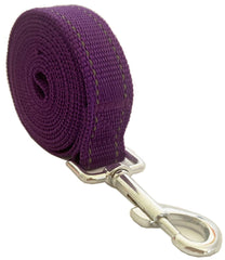 SALO dog leash 12ft shows reflective stitching for more exploration room.