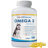 Salveo Petcare Omega 3 for Dogs bottle supports healthy skin.