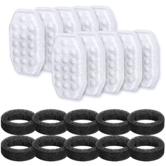 Samanija replacement filter pack for cat fountains delivers cleaner water.