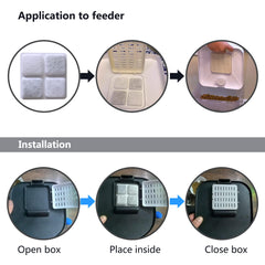 SAMANIJA desiccant helps keep dry pet food, avoiding clumps and spoilage.