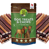 Sancho & Lola’s Closet Supreme Bully Sticks 10-pack front view showing thick, long-lasting chews.