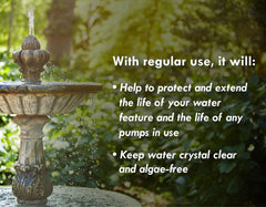 Sanco pond water clarity after treatment shows clearer water and improved aesthetics