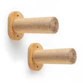 Sandpeak 2-Pack Cat Wall Steps mounted on wall for space-saving vertical play.