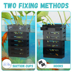 SANJHFF plant holder with suction cups ensures firm glass attachment for versatile placement.