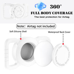 SANKALA Airtag dog collar holder fits collars 0.8–1.3 inches for secure attachment.